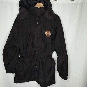 VTG Harley Davidson University Port Authority Windbreaker Jacket Small‎ 90s Y2K